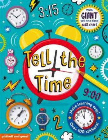 Tell The Time Sticker Book by Chez Picthall