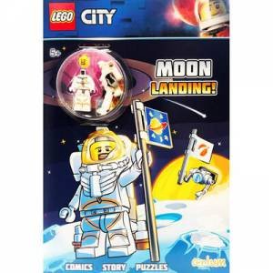 Lego Moon Landing Activity Book And Figure by Various