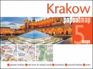 Krakow PopOut Map by PopOut Maps