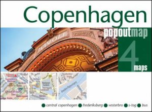 Copenhagen PopOut Map - pocket size, pop up map of Copenhagen city centre by PopOut Maps