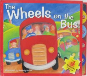 Wheels On The Bus: Slide Out Puzzle by Wendy Straw