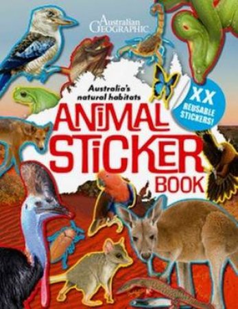 Australia's Natural Habitats Animal Sticker Book by Various
