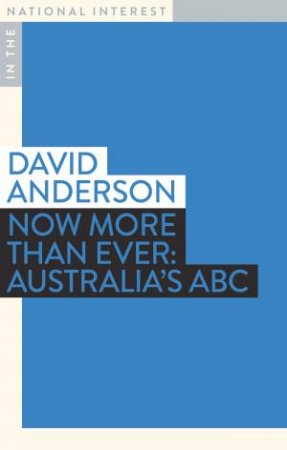 Now More Than Ever by David Anderson
