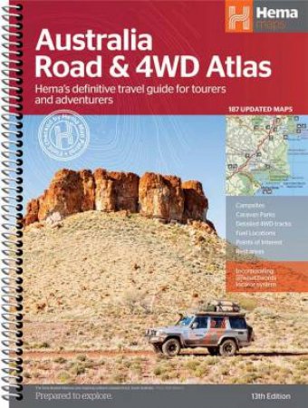 Australia Road & 4WD Atlas (13th Edition) by Various