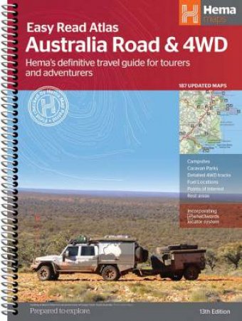 Australia Road & 4WD Easy Read Atlas (13th Edition) by Various