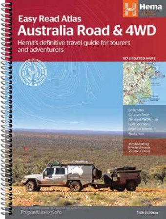 Australia Road & 4WD Easy Read Atlas (13th Edition)