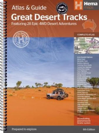 Great Desert Tracks Atlas & Guide (6th Ed.) by Hema Maps
