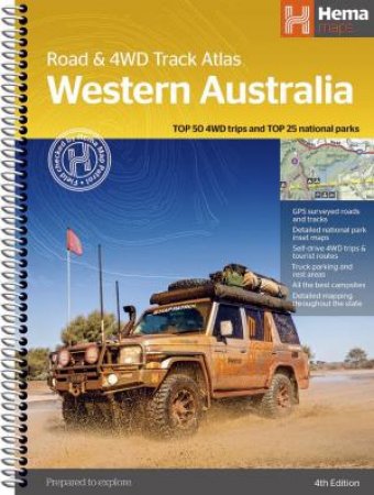 Western Australia Road & 4WD Track Atlas (4th Ed.) by Hema Maps