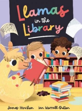 Llamas In The Library by James Hinchen