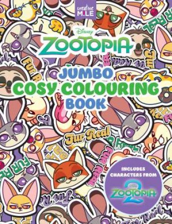 Disney Zootopia Cosy Jumbo Colouring Book by Creative Mile