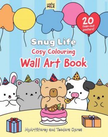 Snug Life Cosy Colouring Wall Art Book by Five Mile
