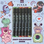 Pixar Cosy Colouring Book And Markers