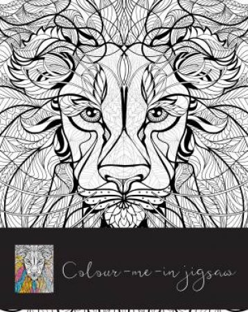 Colour-Me-In Jigsaw: Lion by Nicole Onslow