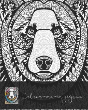 Colour-Me-In Jigsaw: Bear by Nicole Onslow