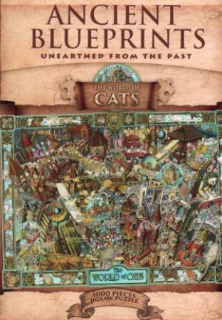 Ancient Blueprints 1000 Piece Jigsaw: The World Of Cats by Various