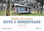 High Country Huts 2018 Calendar A4