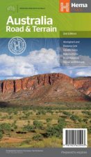 Australia Road  Terrain Map 2nd Ed