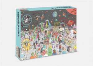 Where's Bowie? Bowie In Space: 500 Piece Puzzle by Kev Gahan
