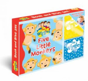 The Wiggles: Five Little Monkeys Book And Bib Gift Set by Various
