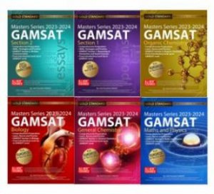 2023-2024 New Masters Series GAMSAT Textbook - All 6 Books by The Gold Standard GAMSAT Team