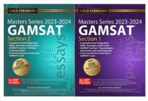2023-2024 New Masters Series GAMSAT Textbook - 2 Non-Science Books by The Gold Standard GAMSAT Team