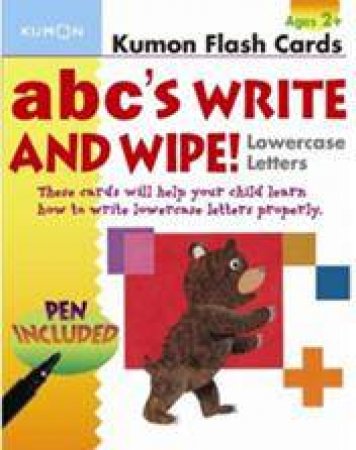 Kumon: ABC's Write And Wipe! Lowercase Letters