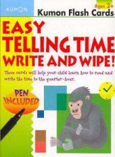 Kumon Easy Telling Time Write  Wipe