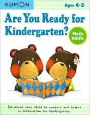 Kumon Are You Ready for Kindergarten Math Skills