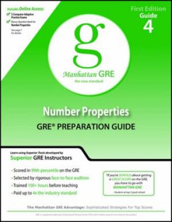 Number Properties GRE Preparation Guide by Manhattan GMAT Prep 
