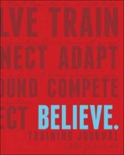 Believe Training Journal Classic Red
