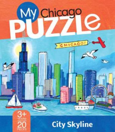 My Chicago Puzzle: City Skyline by Violet Lemay