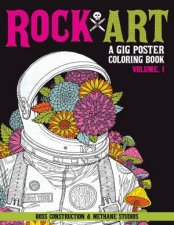 Rock Art Gig Poster Coloring Book Volume 1