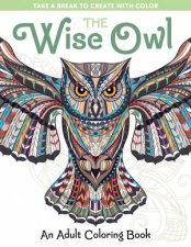 Wise Owl Adult Coloring Book