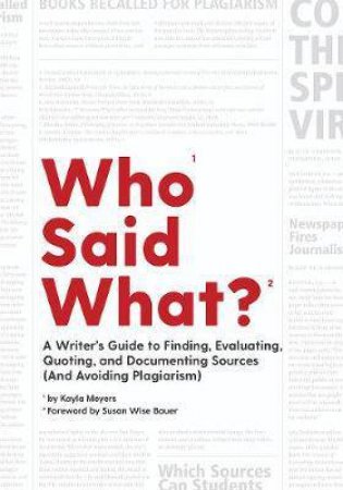 Who Said What? by Susan Wise Bauer