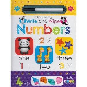 Little Learning Write And Wipe: Numbers by Various
