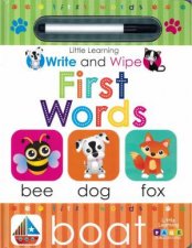 Little Learning Write And Wipe First Words