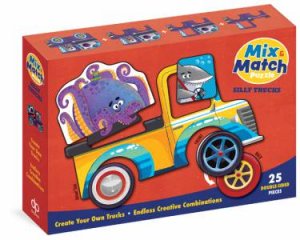 Mix & Match Puzzle: Silly Trucks by Josh Cleland