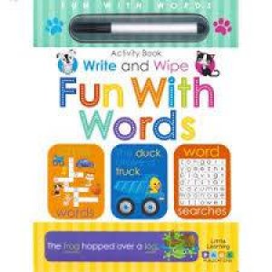 Activity Book Write And Wipe: Fun With Words