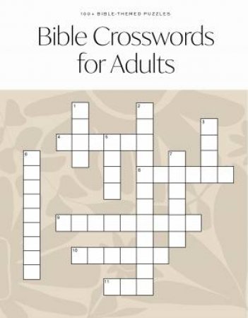 Bible Crossword for Adults by Paige Tate & Co.