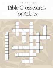 Bible Crossword for Adults