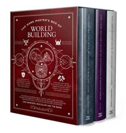 The Game Master's Box of Worldbuilding by Jeff Ashworth & Matheus Graef & Tim Baker & Luke Eidenschink & Ben Egloff & Jasmine Kalle & Chris Seaman & Doug Kovacs & Bima Kusuma