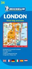 Michelin London Street Map and Index