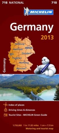 Michelin Map Germany 2013