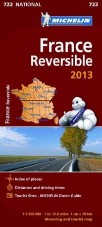 Michelin Map France Reversible 2013