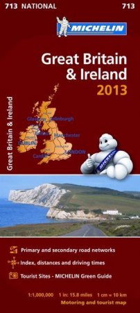 Michelin Map Great Britain and Ireland 2013