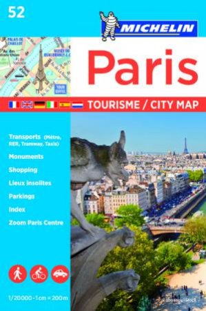Michelin Paris Plan: Transport Map