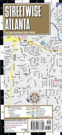 Michelin Streetwise Map Atlanta by Various