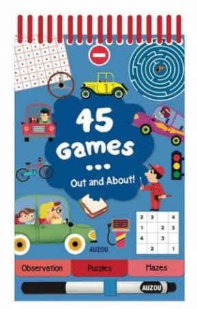 45 Games… Out And About by Auzou Publishing