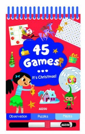 45 Games It's Christmas by Auzou Publishing