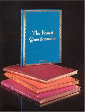 Proust (red) Questionnaire by SERVAT HENRY-JEAN